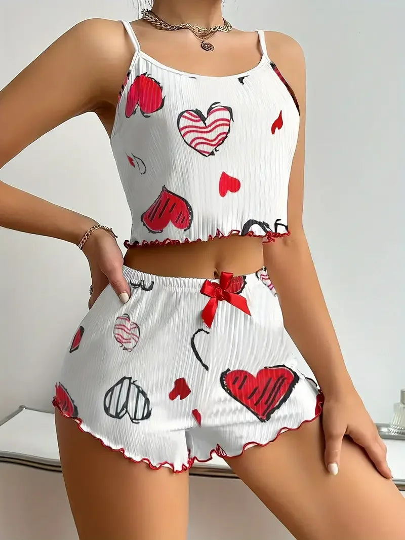 Cozy Heart Pajama Set