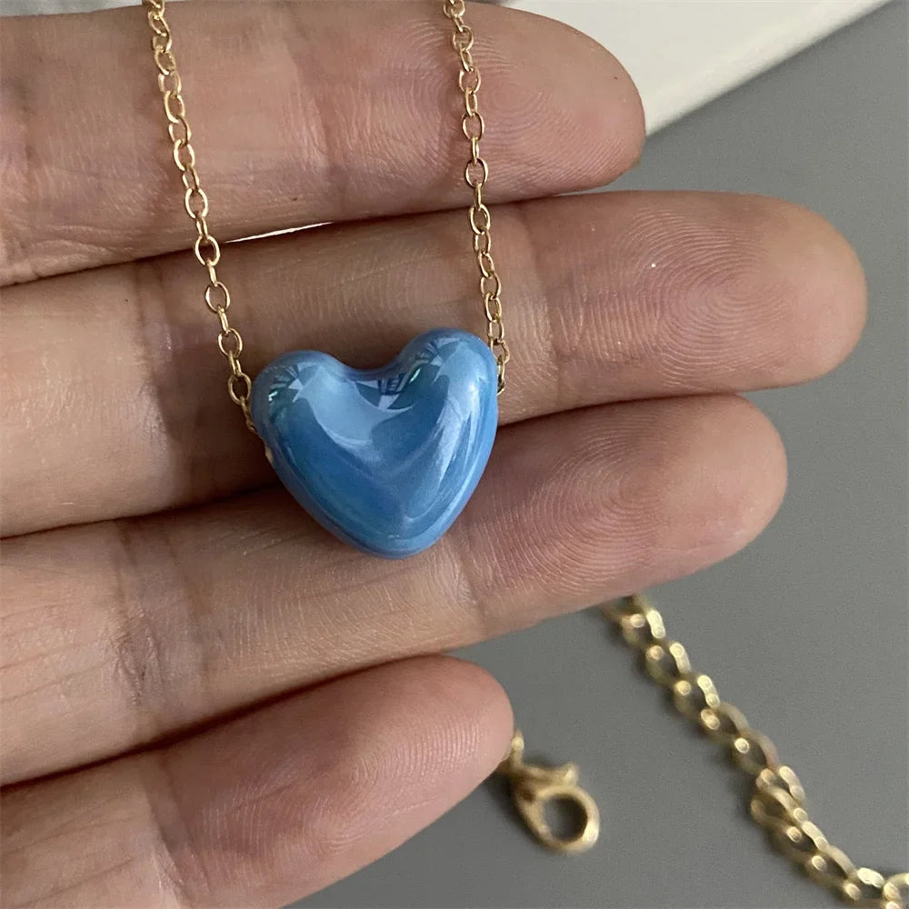Charming Heart Pendant Necklace