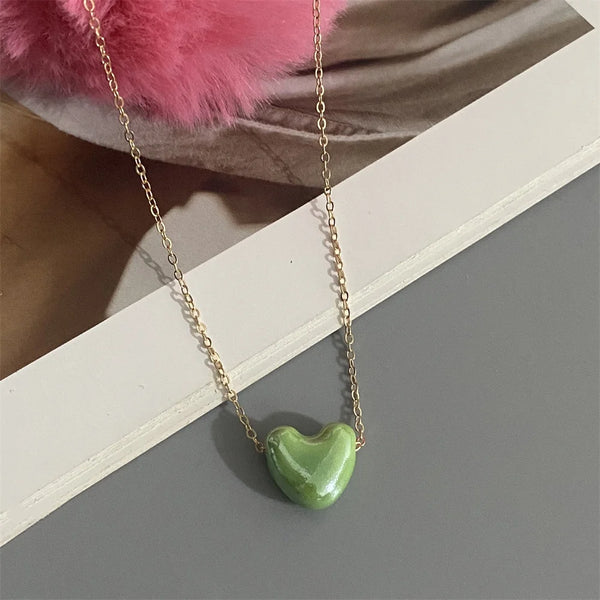 Charming Heart Pendant Necklace