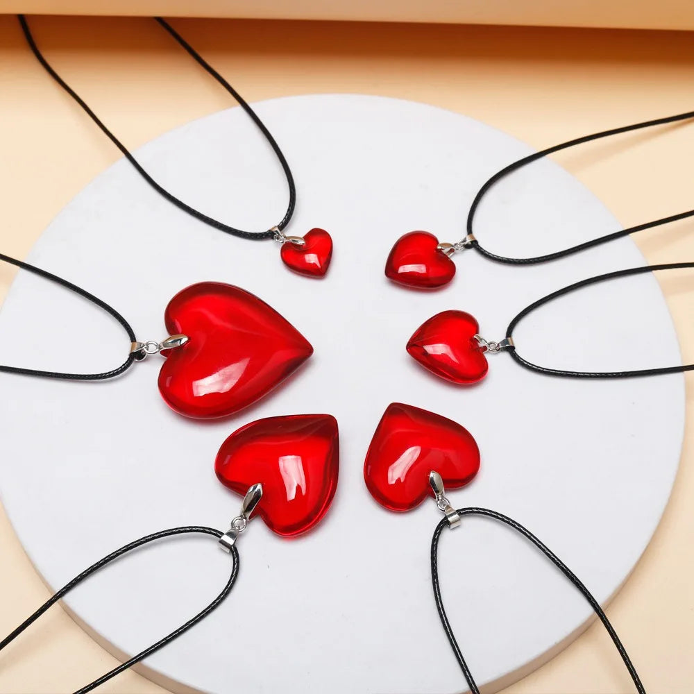 Chic Crystal Heart Necklace